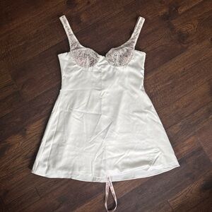 House of CB Cream Lace Dress
